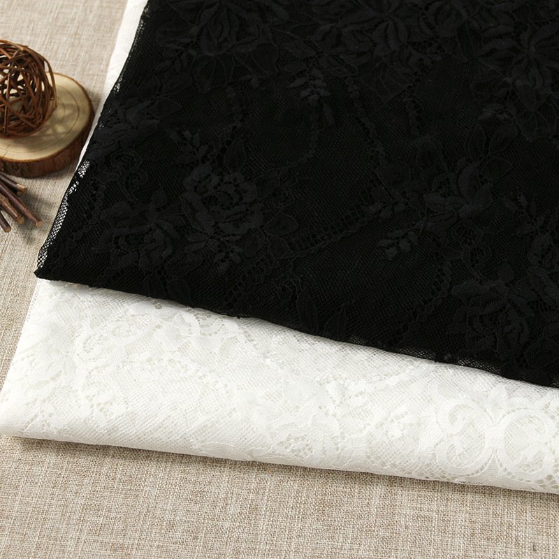 Lace Fabric Cutwork Solid Nylon for Bridal Wholesale Supplier 4